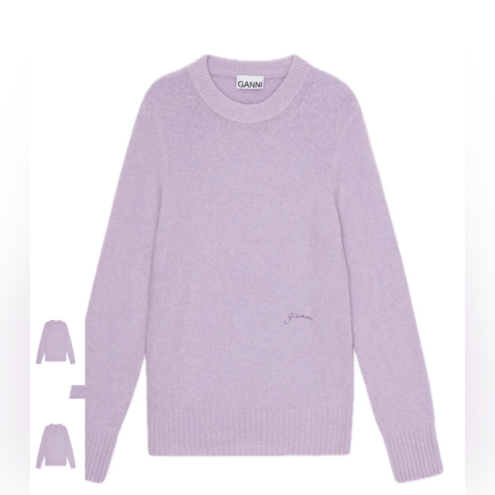 Ganni Brushed Alpaca O-Neck sweater size M